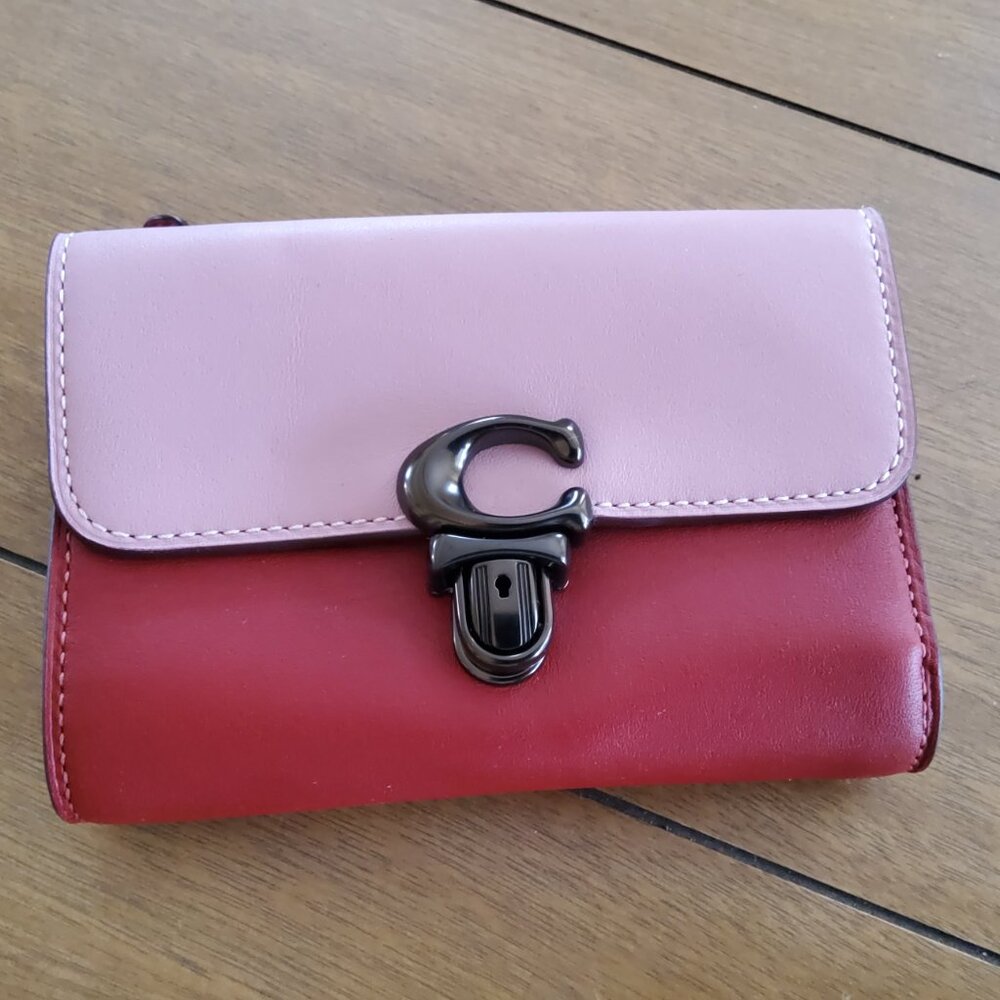 Coach Studio Wallet in Colorblock C6729 New